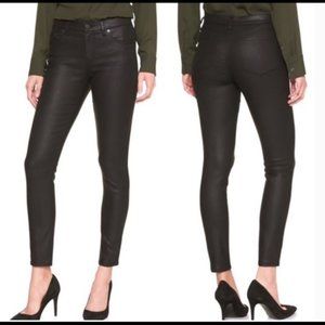 Banana Republic High Rise Skinny Jean Coated Brown - Size 30